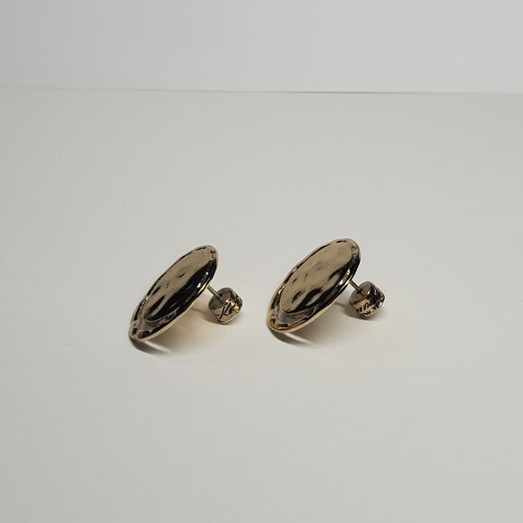 Kenneth Cole Gold Disc Earrings - Picture 8 of 12